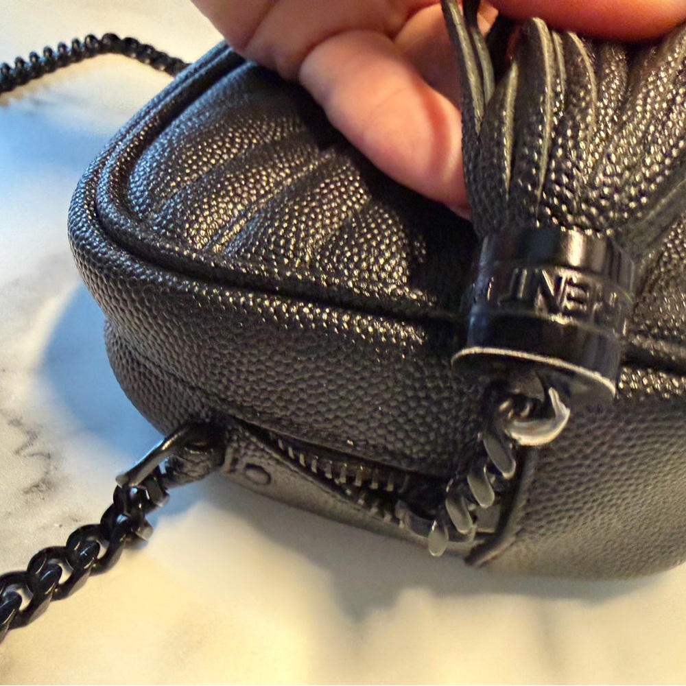 Yves Saint Laurent Black Lou Mini Camera Bag - Picture 9 of 11
